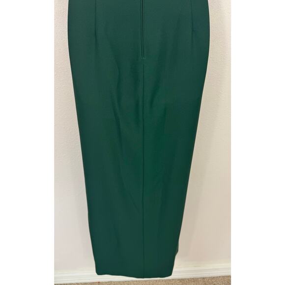 Night Studio New York Green Maxi Dress Vintage USA Made Size 14 - Picture 6 of 9